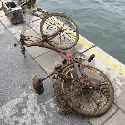 Bike on the quay